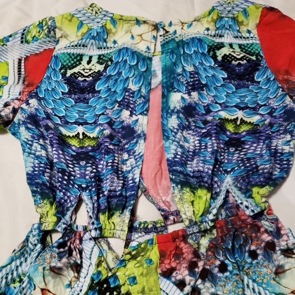 Indikah Multicolored Romper - Picture 5 of 6